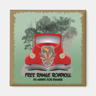 Roadkill Abendessen-Magnet Magnet