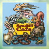 Roadkill Cafe Fensterheber Fensteraufkleber (Blatt 3)
