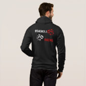 Roadkill, das Aufwärmen-Jacke läuft Hoodie (Schwarz voll)