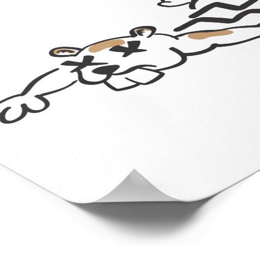 Roadkill Eichhörnchen Poster (Ecke)