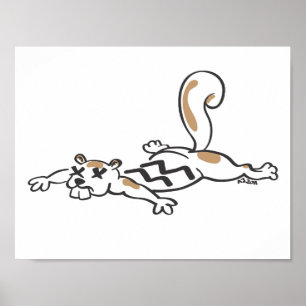 Roadkill Eichhörnchen Poster