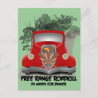 Roadkill for Dinner Recicard Postkarte