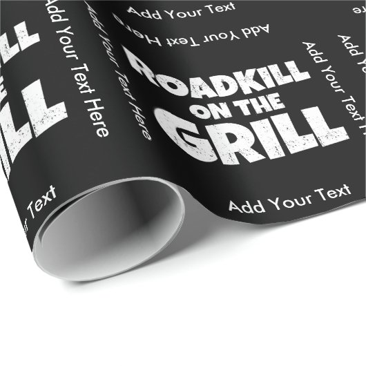 Roadkill on Grill - Funny GRILLEN Party Geschenkpapier (Rolleneckpunkt)