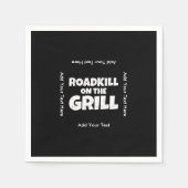 Roadkill on Grill - Funny GRILLEN Party Serviette (Vorderseite)