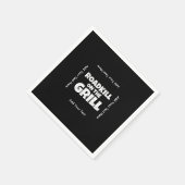 Roadkill on Grill - Funny GRILLEN Party Serviette (Ecke)