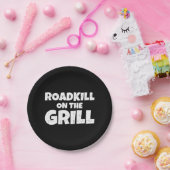 Roadkill on Grill - GRILLEN Party Funny Pappteller (Party)
