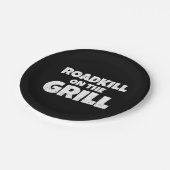 Roadkill on Grill - GRILLEN Party Funny Pappteller (Schrägansicht)