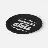 Roadkill on Grill - Party für die Summer GRILLEN Pappteller (Schrägansicht)