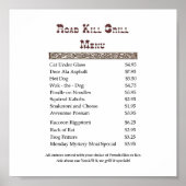 Roadkill Poster (Vorne)