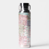 Roadmap für Mittelamerika Trinkflasche (Vorne)