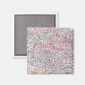 Roadmap Vereinte Staaten Magnet (Vorderseite/Rückseite)