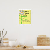 RoadPeace-Gesund Poster (Küche)