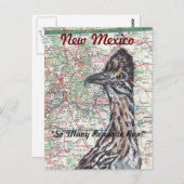 Roadrunner auf Karte New Mexico Postcard - Spaß! (Vorne/Hinten)