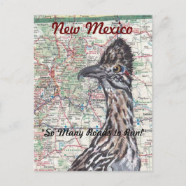 Roadrunner auf Karte New Mexico Postcard - Spaß!