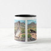Roadrunner "Bad Bird" und Kokopelli New Mexico Tas Tasse (Zentrum)