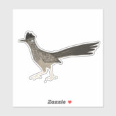 Roadrunner Bird Colocil Art Aufkleber (Blatt)