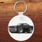 Roadrunner Black Car 1969 Schlüsselanhänger (Vorderseite)