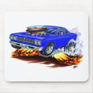 Roadrunner-Blau-Auto 1968-69 Mousepad