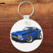 Roadrunner Blue-Black Car 1973-74 Schlüsselanhänger (Vorderseite)
