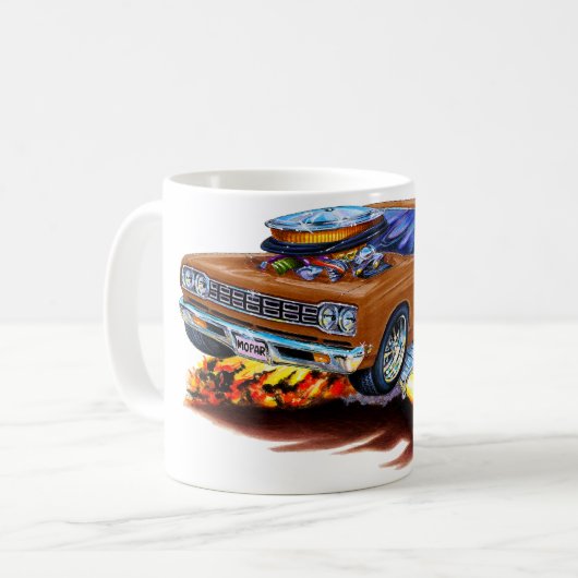 Roadrunner-Brown-Auto 1968-69 Kaffeetasse (Vorderseite Links)