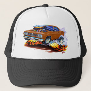 Roadrunner-Brown-Auto 1968-69 Truckerkappe