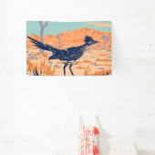 Roadrunner Chaparral Bird Banner (InSitu)