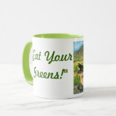 Roadrunner Eating Alien, New Mexico Souvenir! Tasse (Vorderseite Links)