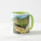 Roadrunner Eating Alien, New Mexico Souvenir! Tasse (VorderseiteRechts)