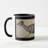 Roadrunner Family Mama und Chicks Südwestliche Tas Tasse (Links)