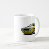 Roadrunner-Gelb-Schwarzes Auto 1971-72 Kaffeetasse (VorderseiteRechts)