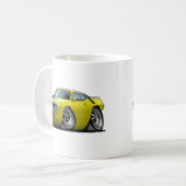 Roadrunner-Gelb-Schwarzes Auto 1971-72 Kaffeetasse (Vorderseite Links)