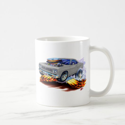 Roadrunner-Grau-Auto 1968-69 Kaffeetasse (Rechts)