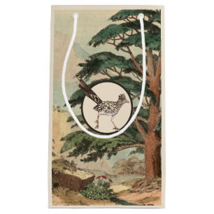 Roadrunner in der natürlicher kleine geschenktüte
