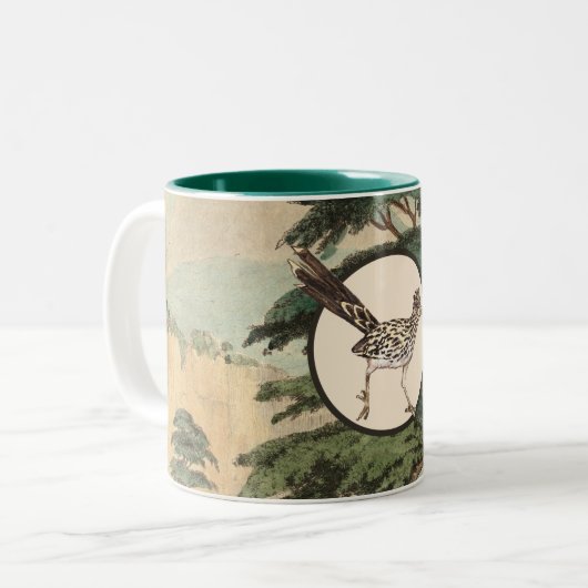 Roadrunner in der natürlicher zweifarbige tasse (Vorderseite Links)