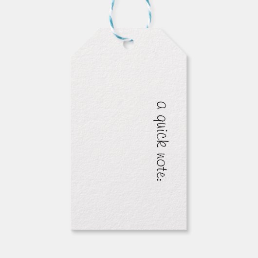 Roadrunner in lebendiger Wasserfarbe Geschenkanhänger (Rückseite)