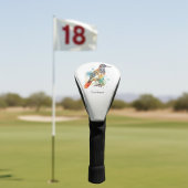 Roadrunner in lebendiger Wasserfarbe Golf Headcover