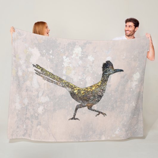 ROADRUNNER IN NEUER MEXIKO-SONNE FLEECEDECKE (Beispiel)