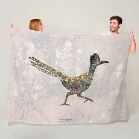 ROADRUNNER IN NEUER MEXIKO-SONNE FLEECEDECKE (Beispiel)