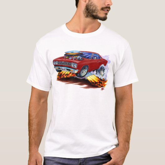 Roadrunner-kastanienbraunes Auto 1968-69 T-Shirt (Vorderseite)