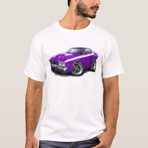 Roadrunner-Lila-Weißes Auto 1973-74 T-Shirt