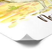 Roadrunner New Mexico Staat Bird Poster (Ecke)