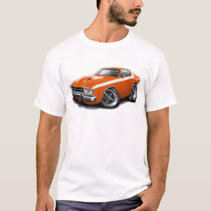 Roadrunner-Orange-Weißes Auto 1973-74 T-Shirt