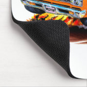 Roadrunner-Orangen-Auto 1968-69 Mousepad (Ecke)