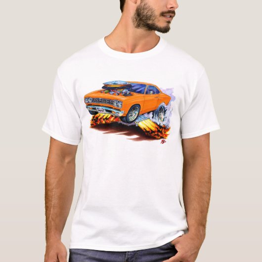 Roadrunner-Orangen-Auto 1968-69 T-Shirt (Vorderseite)