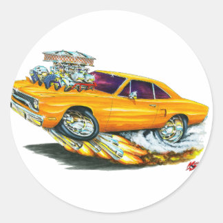 Auto Orangener Aufkleber roadrunner aufkleber zazzle de Auto Orangener Aufkleber roadrunner aufkleber zazzle de