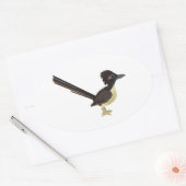 Roadrunner Ovaler Aufkleber (Umschlag)