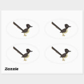 Roadrunner Ovaler Aufkleber (Blatt)