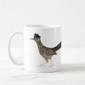 Roadrunner Roadlaufstift Gezeichnet Kaffeetasse (Links)