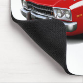 Roadrunner-Rot-Weißes Auto 1973-74 Mousepad (Ecke)