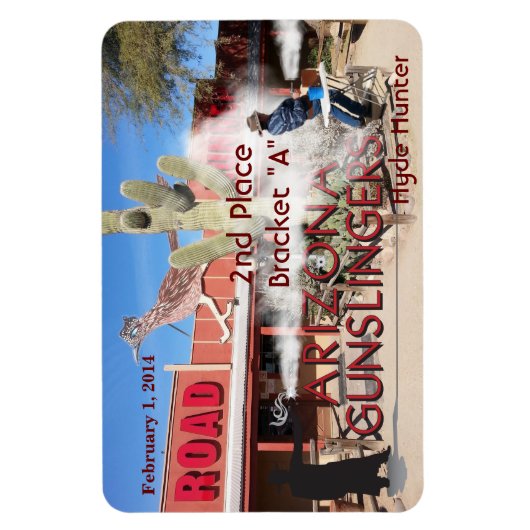 Roadrunner Saloon Bracket A 2. Platz Magnet (Vertikal)